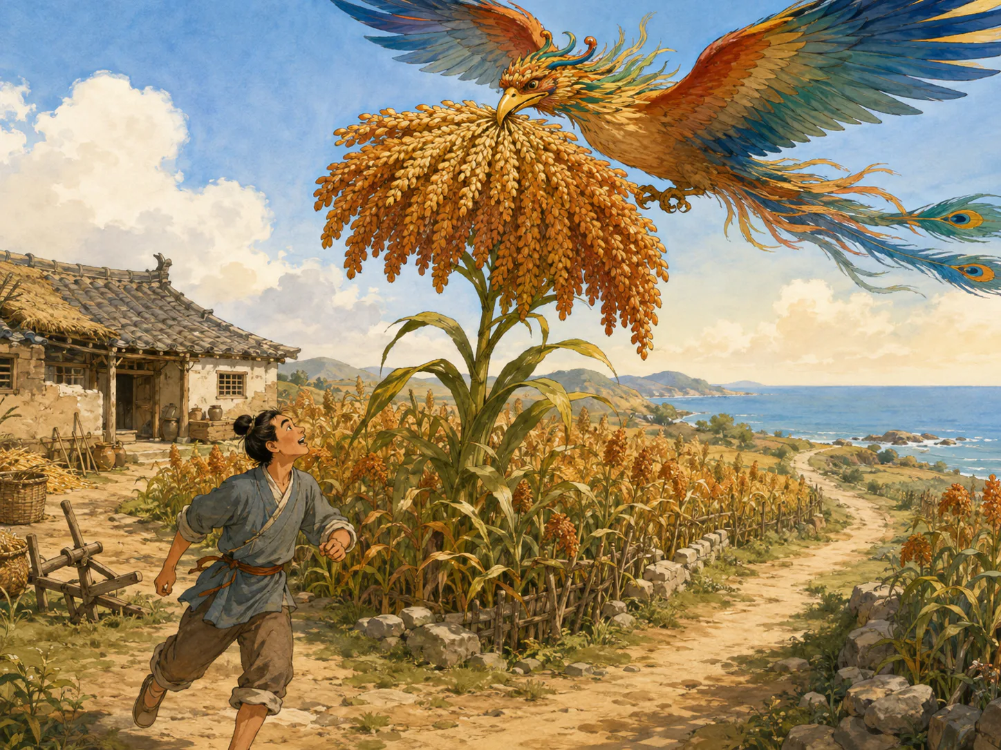 중국 전설과 환상 동화 퍼즐 그림