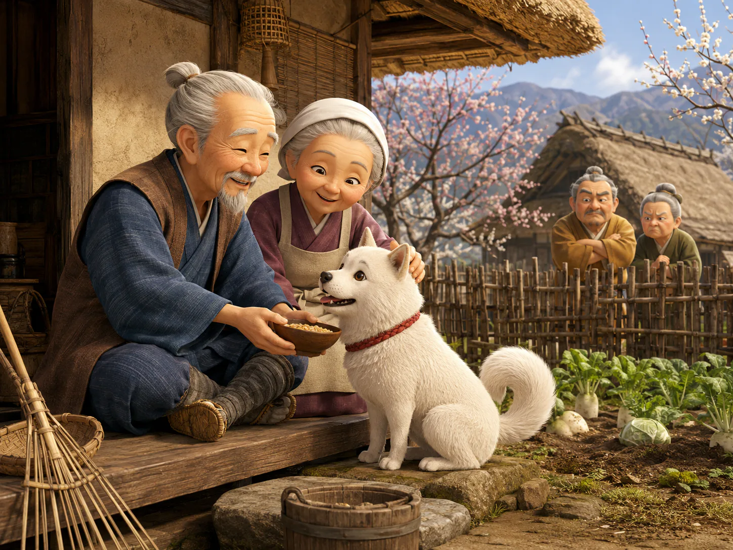꽃 피우는 할아버지 첫 그림