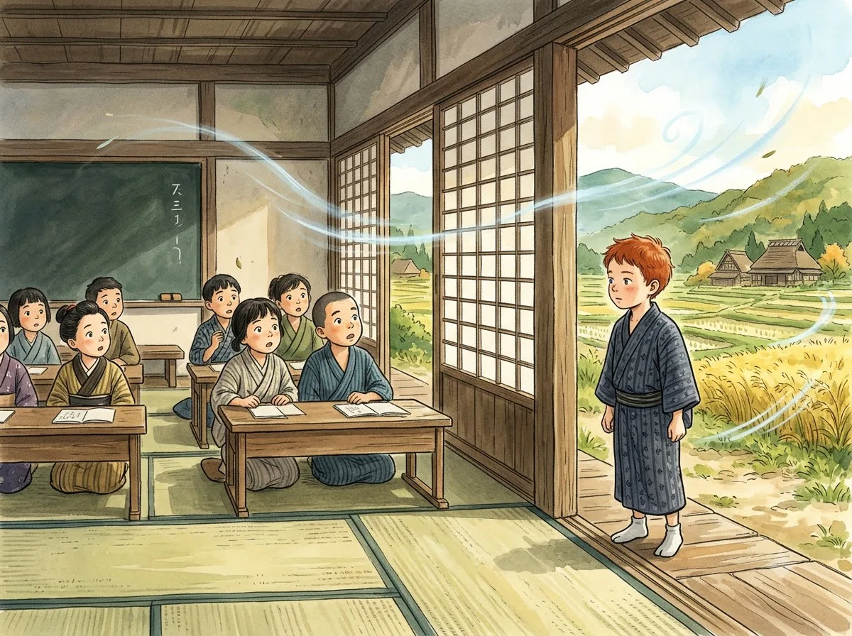 바람의 마타사부로 첫 그림