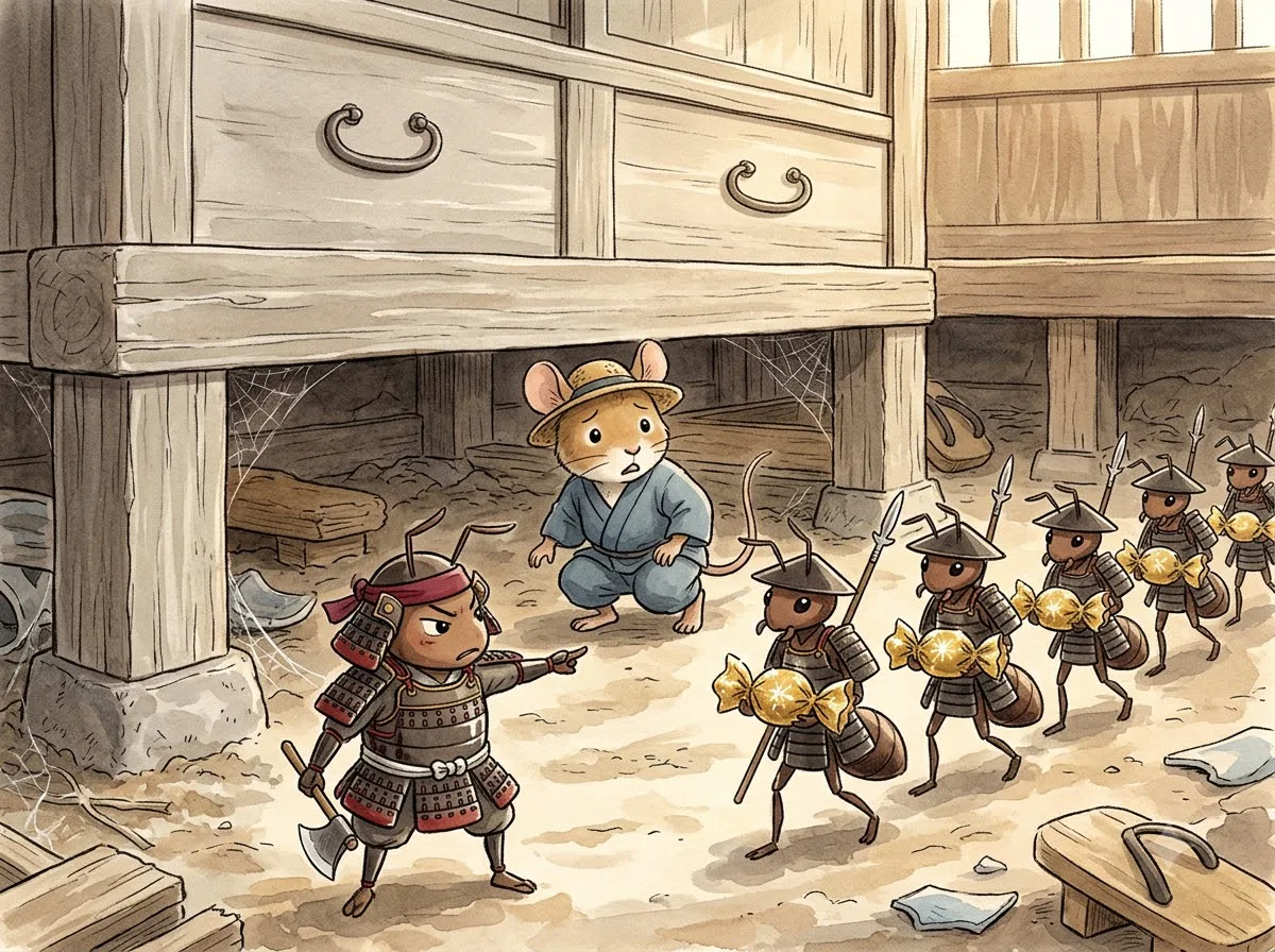 츠에 쥐 첫 그림